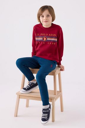 ست لباس راحتی قهوه ای بچه گانه چاپی U.S. Polo Assn. - کد 857677620