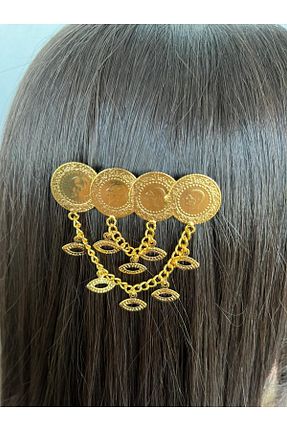 گیره سر طلائی زنانه Mühür - کد 793464043