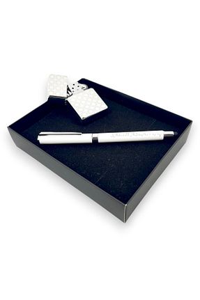 خودکار توپی سفید SürLaz - کد 857755966