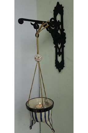 ژاردینیر مشکی 22 cm Ant - کد 814337265