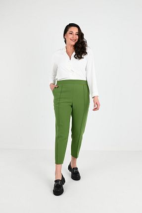 شلوار سبز زنانه پارچه Koza Butik - کد 774811432