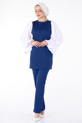 ست گرمکن سرمه ای زنانه پلی استر TOFİSA - کد 832723160