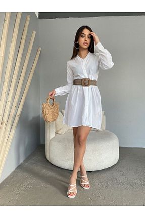 تونیک سفید زنانه بافتنی BAJAR - کد 829288784