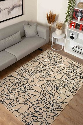 فرش طوسی زیره ضد لغزش Lorente Home - کد 789013189
