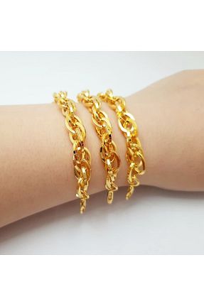 دستبند استیل (فولاد) طلائی زنانه روکش طلا Altınsı Takı - کد 275425261
