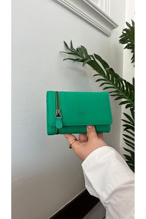 کیف پول سبز زنانه سایز متوسط Garniy - کد 857638512