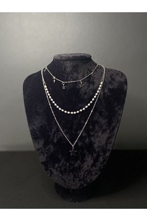 گردنبند استیل ( فولاد ) زنانه استیل ضد زنگ lilish collection - کد 764573076