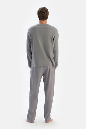 ست لباس راحتی طوسی مردانه ساده Dagi - کد 857788912
