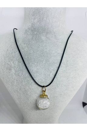 گردنبند جواهر سفید زنانه منجق GALATA GIFT - کد 766325635