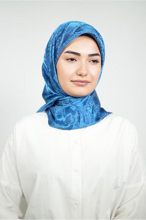 روسری سرمه ای پلی استر LOSYANA - کد 857810192