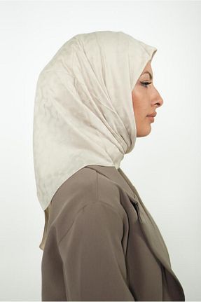 روسری بژ پلی استر LOSYANA - کد 857810071