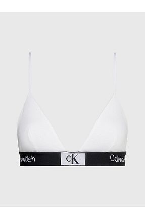 سوتین ورزشی سفید زنانه پنبه ای Calvin Klein - کد 743347204