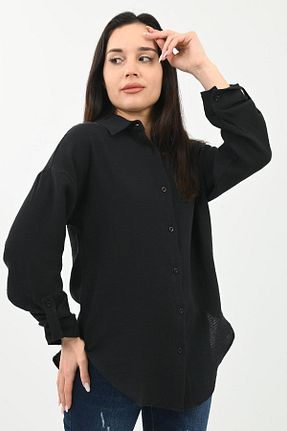 پیراهن مشکی زنانه رگولار Koza Butik - کد 808467064