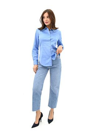 پیراهن آبی زنانه رگولار Koza Butik - کد 796459902