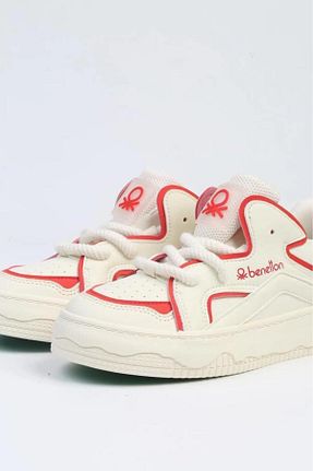 کفش پیاده روی قرمز زنانه Benetton - کد 819643302