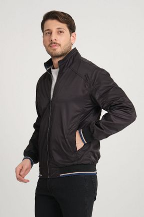 کاپشن مشکی مردانه رگولار Wise - کد 799452556