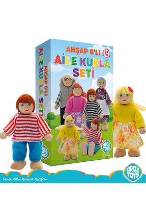 اسباب بازی چوبی رنگی Circle Toys - کد 198261619