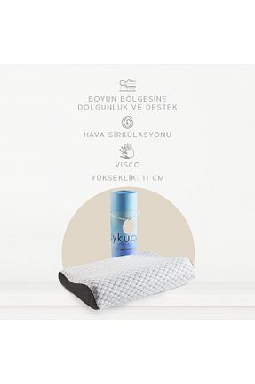 بالش سفید پلی استر Yatsan - کد 374923687