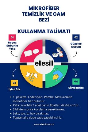 پارچه نظافت Ellesill - کد 305761488