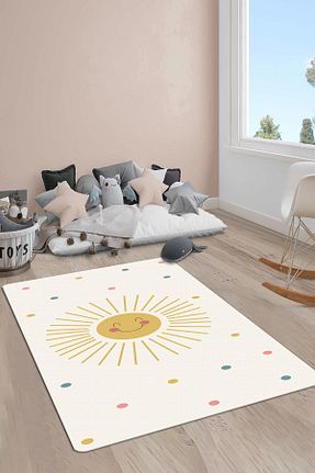 فرش بچه گانه رنگی پلی استر Doruklar Home Collection - کد 838499907