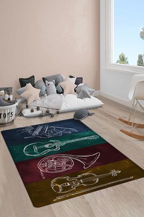 فرش بچه گانه رنگی پلی استر Doruklar Home Collection - کد 838495179