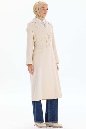 کت حجاب بژ زنانه Blazer Tuğba - کد 822263355