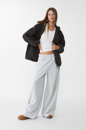 کت طوسی زنانه Straight Stradivarius - کد 853224583