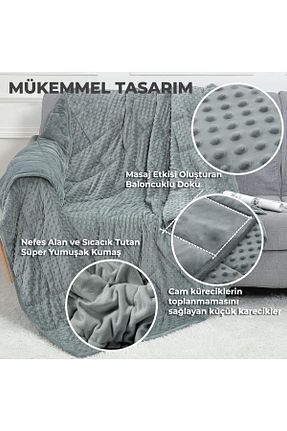 لحاف دونفره طوسی 195 x 215 Terapise - کد 811207698