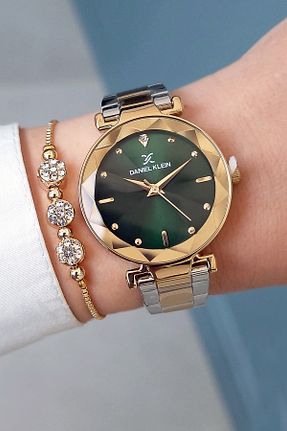 ساعت مچی طلائی زنانه 31-35 میلی متر Daniel Klein - کد 838539653