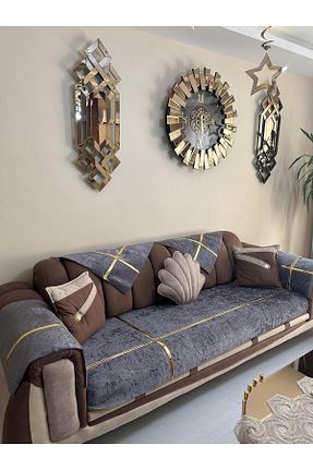 کاور مبل طوسی مخمل Tekstilsa - کد 844716525