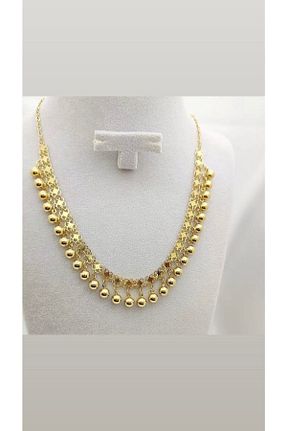 گردنبند استیل ( فولاد ) طلائی زنانه استیل (فولاد) Genel Markalar - کد 464938449
