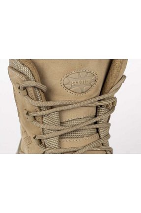 بوت / نیم بوت بژ زنانه چرم خالص askeritaktikstore - کد 857185667