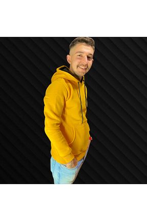 سوئیشرت زرد زنانه ساده Genel Markalar - کد 856785683