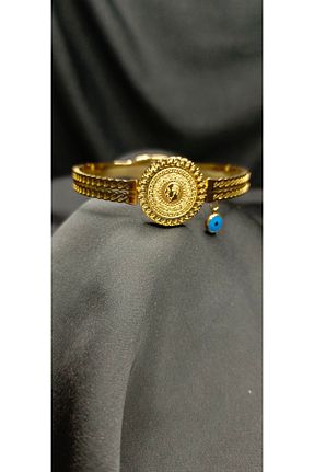 دستبند استیل (فولاد) طلائی زنانه استیل ضد زنگ MAGEN JEWELRY - کد 857524747