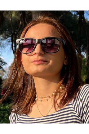 عینک آفتابی مشکی زنانه UV400 TWEET - کد 306552986