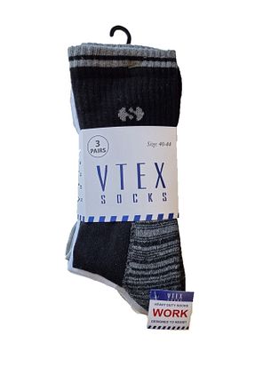 جوراب اسپرت سفید مردانه پنبه ای vtex socks - کد 268133687