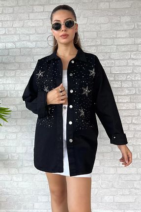 کت مشکی زنانه تنگ GÜLSELİ - کد 857547195