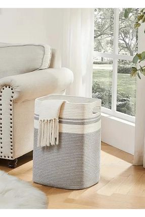سبد لباس طوسی Jüt HomeTurko - کد 857552887
