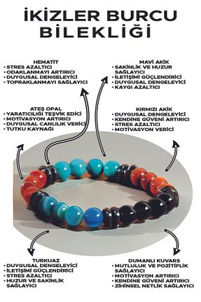 دستبند جواهر رنگی زنانه سنگ طبیعی Ssilhoutte Doğaltaş - کد 857549638