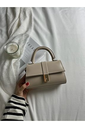 کیف دوشی قهوه ای زنانه چرم مصنوعی ELFCO - کد 857555188