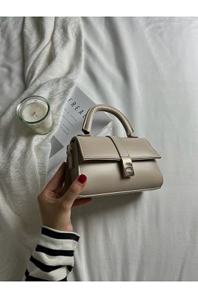 کیف دوشی قهوه ای زنانه چرم مصنوعی ELFCO - کد 857555188