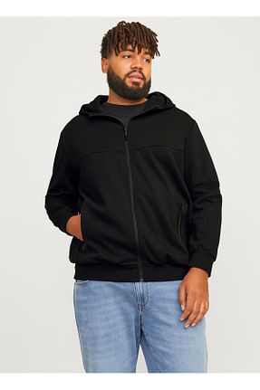 سوئیشرت مشکی مردانه ساده Jack & Jones - کد 857645438