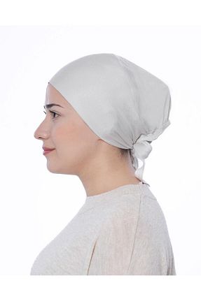 کلاه شنای حجاب سفید زنانه meva asel - کد 834654003
