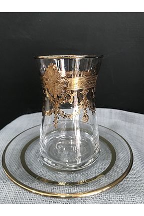 لیوان طلائی شیشه DECOSTYLE - کد 855160542