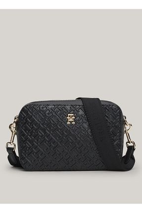 کیف دوشی مشکی زنانه چرم مصنوعی Tommy Hilfiger - کد 857597220