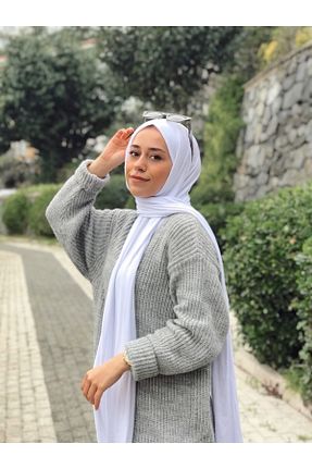 شال سفید زنانه ویسکون Hürremist - کد 136156387