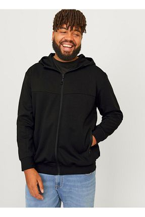 سوئیشرت مشکی مردانه ساده Jack & Jones - کد 857645438