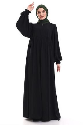 کلاه و ابایا مشکی زنانه پنبه پلی استر Berel Moda - کد 747481912