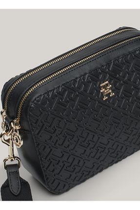کیف دوشی مشکی زنانه چرم مصنوعی Tommy Hilfiger - کد 857597220