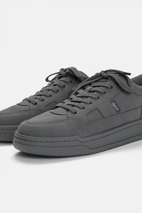 کفش اسنیکر مشکی مردانه بند دار Pull & Bear - کد 857593999